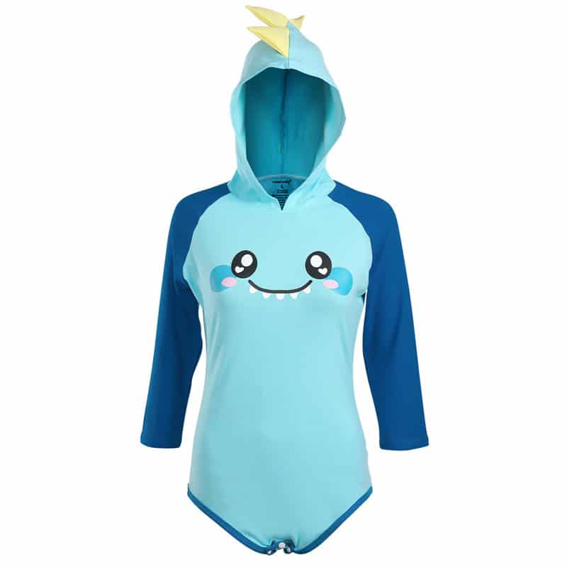 Dino Spiked Hoodie Onesie Bodysuit