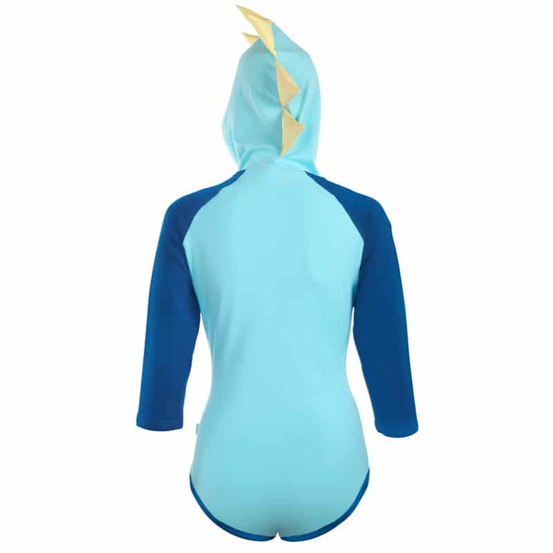 Dino Spiked Hoodie Onesie Bodysuit