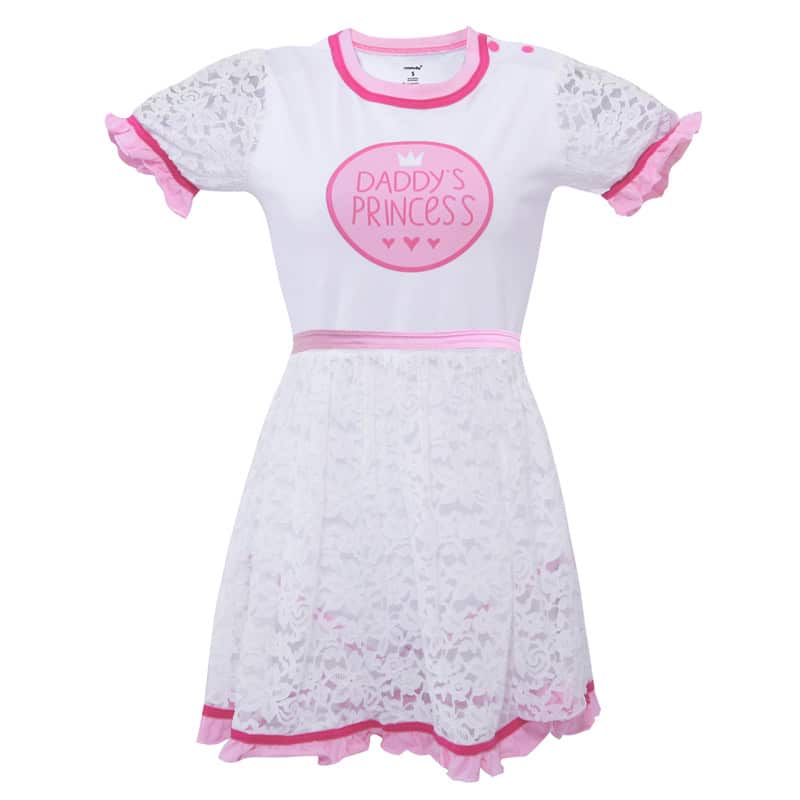 Daddy’s Princess Lacy Dress with New Lace