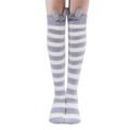 Cute Animal Coral Fleece Thigh High Socks 2 Pack- Chinchillas & Marmot