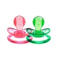 Candy Gloss Pacifiers-Pink & Green set