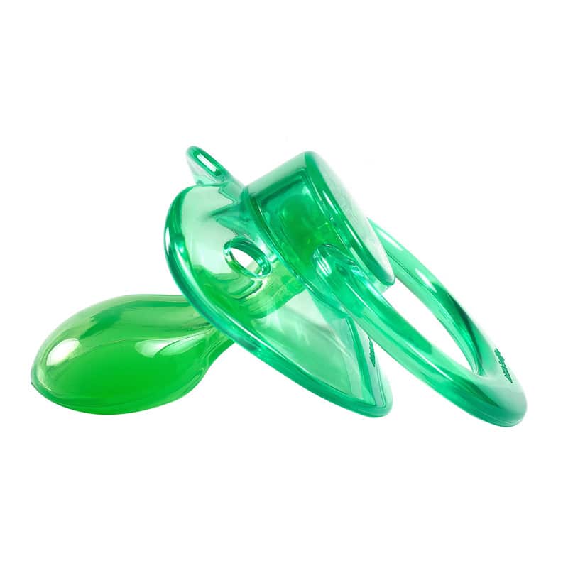 Candy Gloss Pacifiers-Pink & Green set