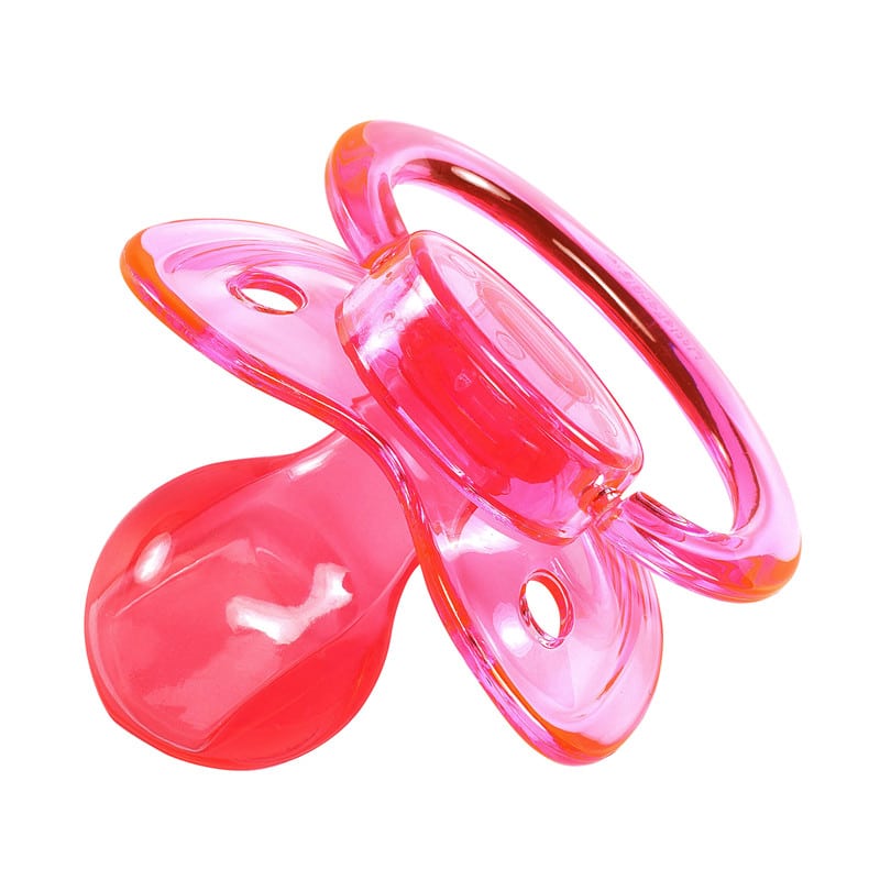 Candy Gloss Pacifiers-Pink & Green set