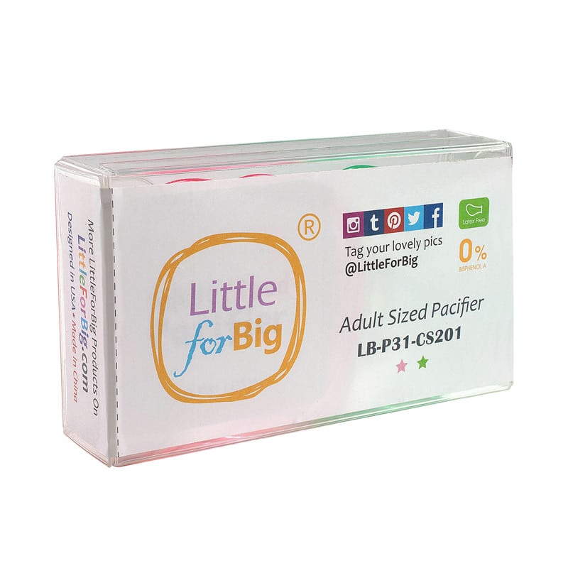 Candy Gloss Pacifiers-Pink & Green set