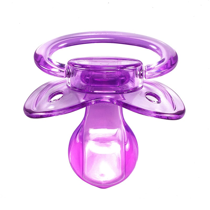 Candy Gloss Pacifiers-Blue & Purple set