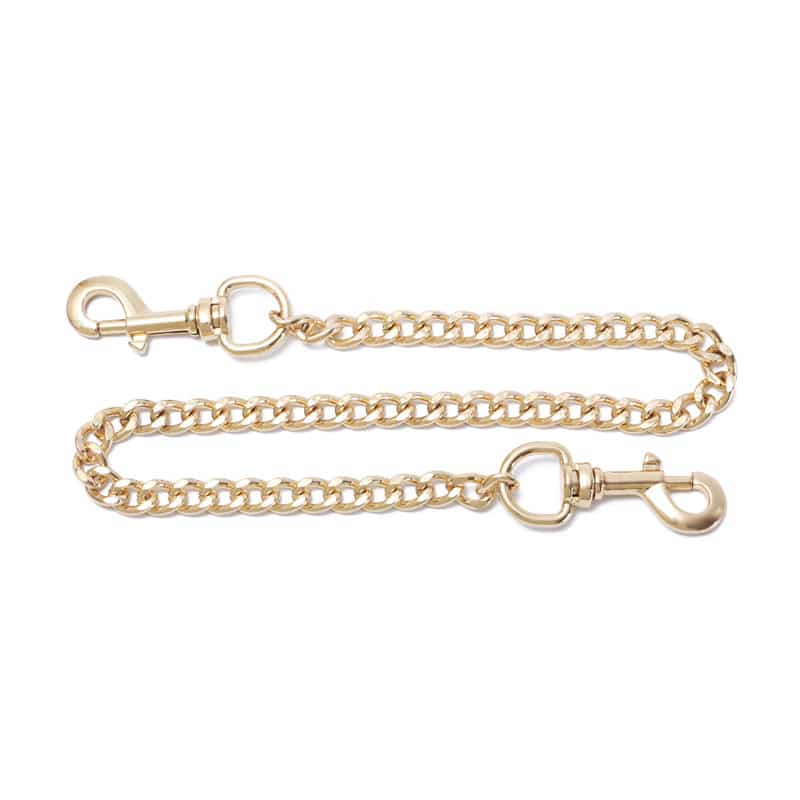 Prettybows Soft Lamb Leather Ankle Cuffs Set – Pink/White Leather & Golden Alloy