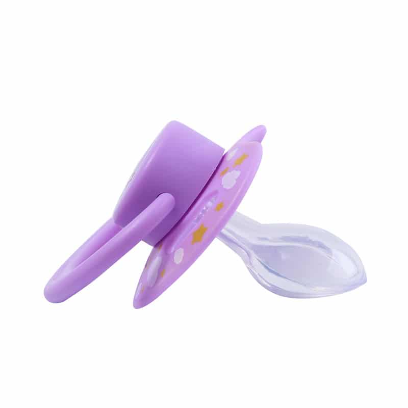 Pink Little & Lavender Monster Pacifier Set