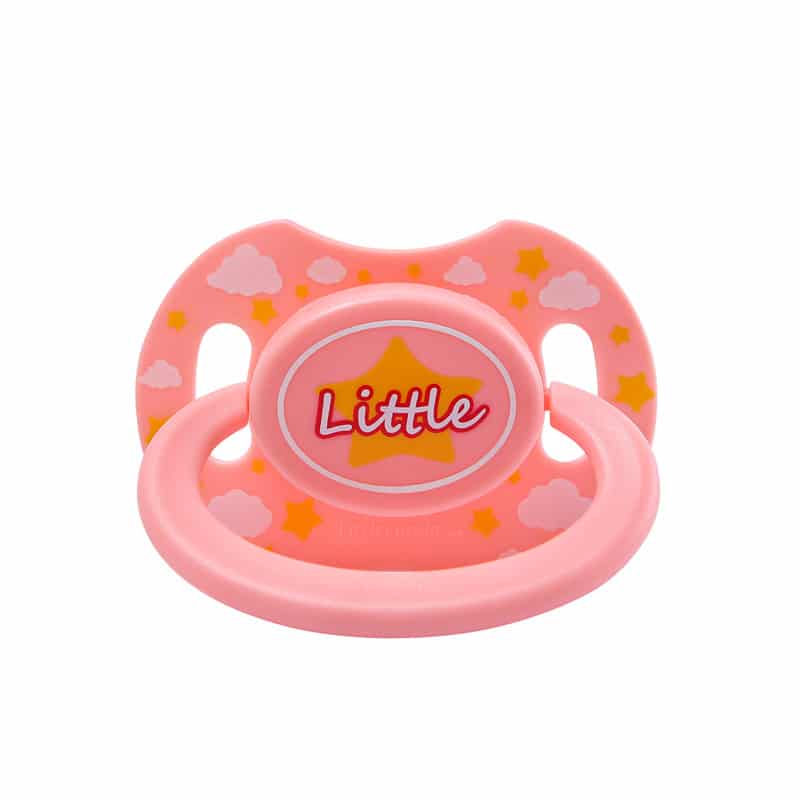 Pink Little & Lavender Monster Pacifier Set