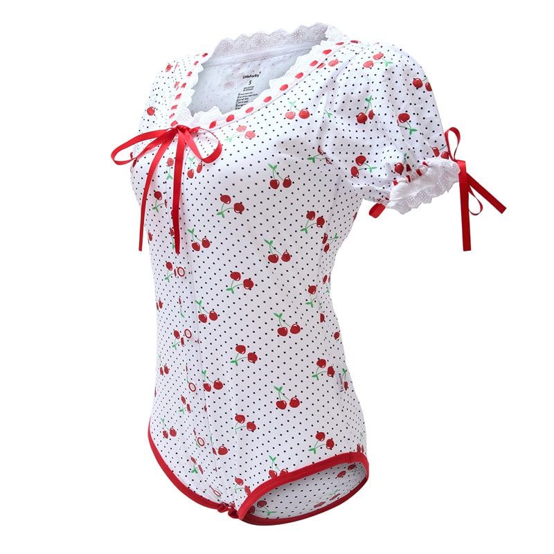 Lolita Glitter Cherry Onesie