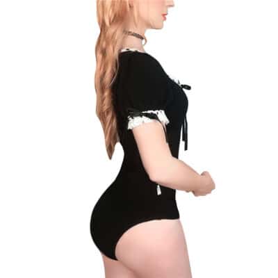 Lolita Onesie Bodysuit-Black