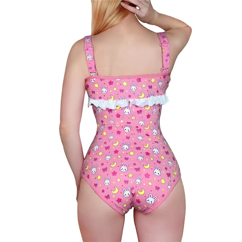 Usagi Moon Onesie-Pink