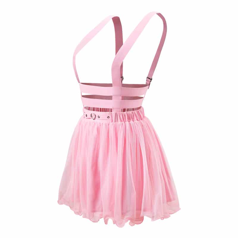 Heartbreaker Jumper Skirt Pink