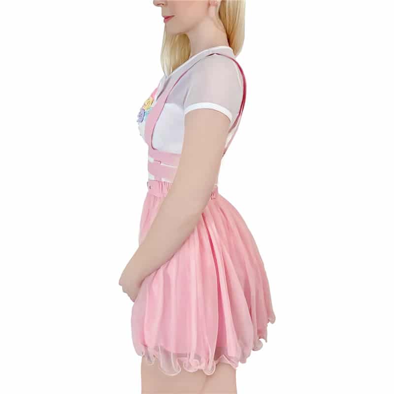 Heartbreaker Jumper Skirt Pink