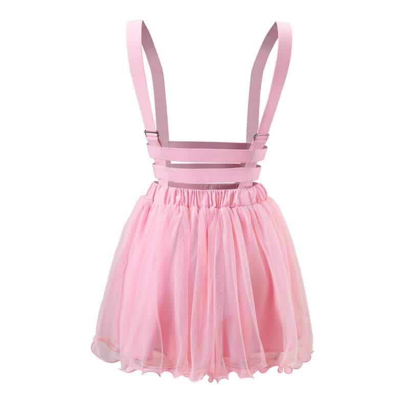 Heartbreaker Jumper Skirt Pink