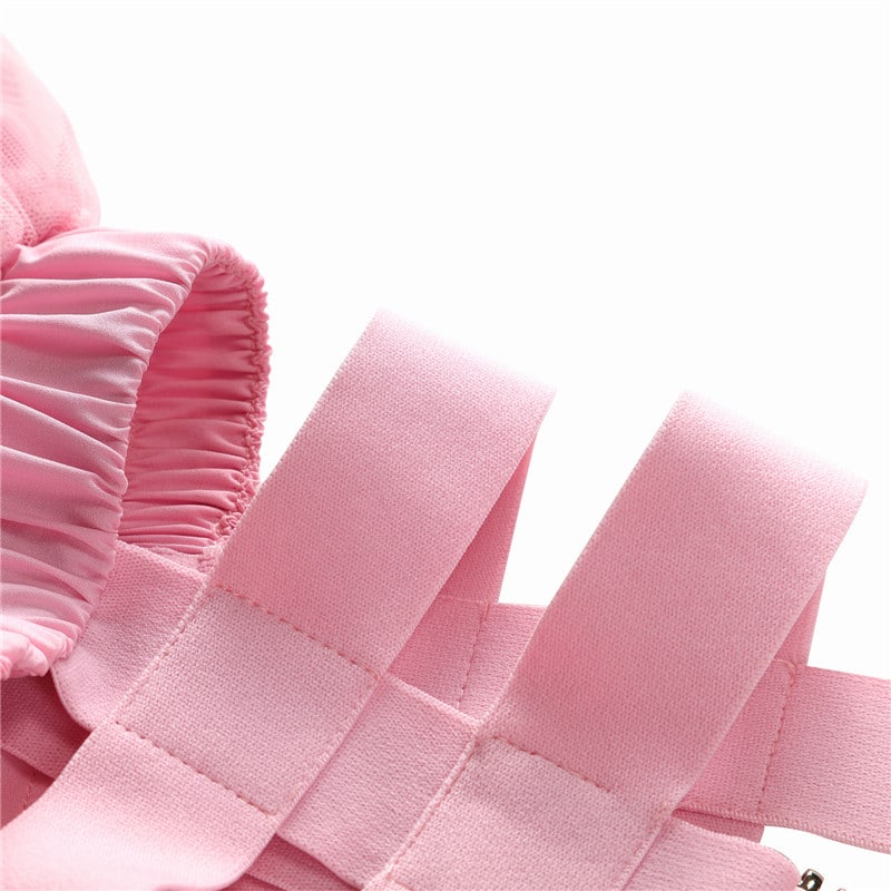 Heartbreaker Jumper Skirt Pink