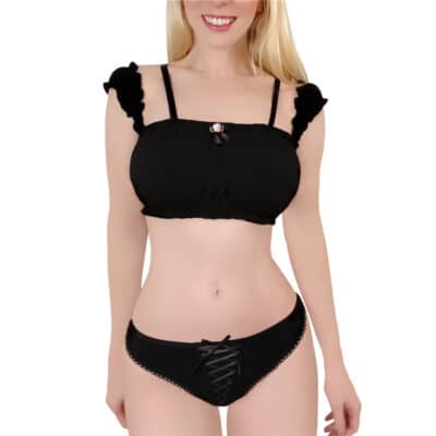 Princess Lingerie Black Set