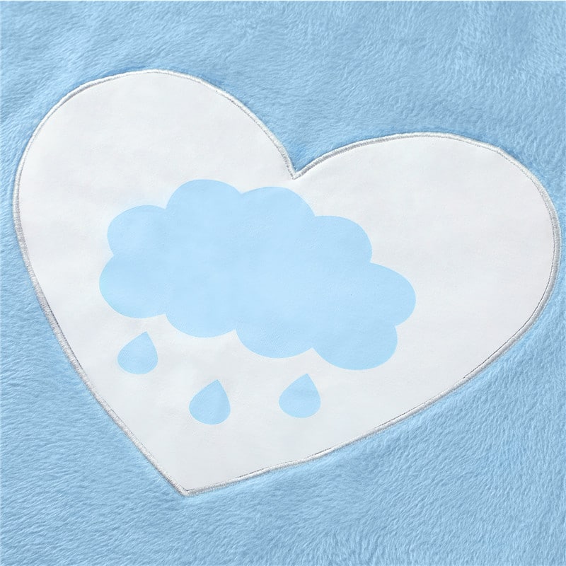 Teddy Bear Onesie Bodysuit Blue