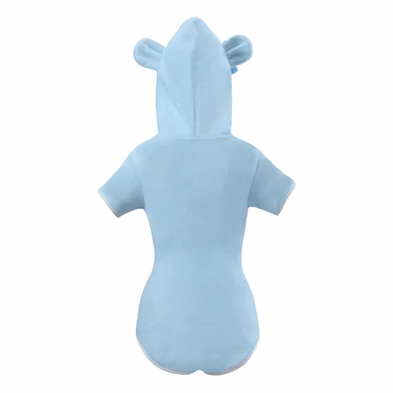 Teddy Bear Onesie Bodysuit Blue