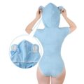 Teddy Bear Onesie Bodysuit Blue