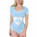 Teddy Bear Onesie Bodysuit Blue