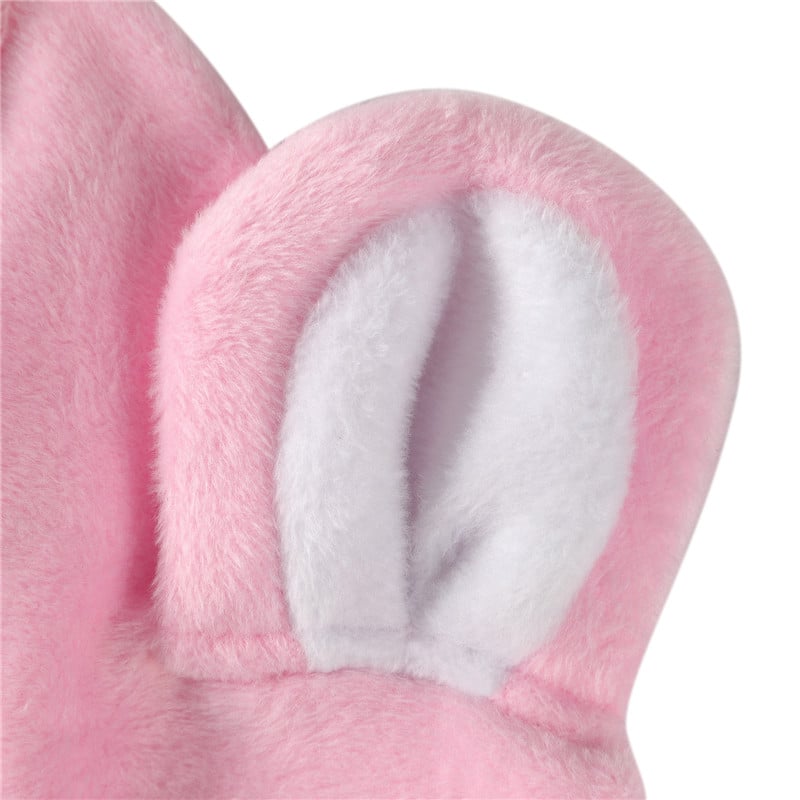 Teddy Bear Onesie Bodysuit Pink