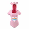 Teddy Bear Onesie Bodysuit Pink