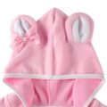 Teddy Bear Onesie Bodysuit Pink