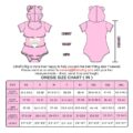 Teddy Bear Onesie Bodysuit Pink