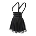 Heartbreaker Jumperskirt Overall Skirt Black