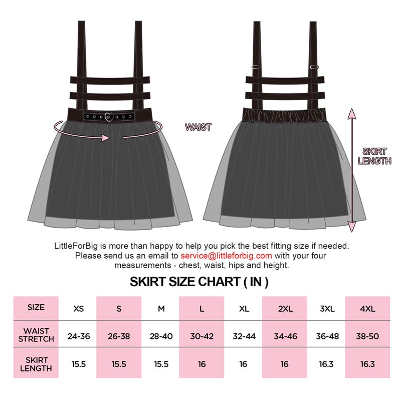 Heartbreaker Jumperskirt Overall Skirt Black