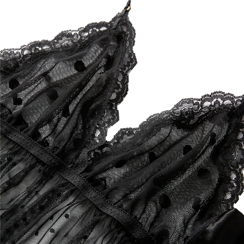 Romantic Lingerie Set Black