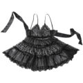 Romantic Lingerie Set Black