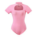 Adult Collared Onesie Pink