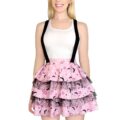 Goth Princess Ruffle Tiered Jumper Skirt