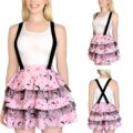 Goth Princess Ruffle Tiered Jumper Skirt