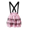 Goth Princess Ruffle Tiered Jumper Skirt