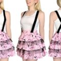 Goth Princess Ruffle Tiered Jumper Skirt