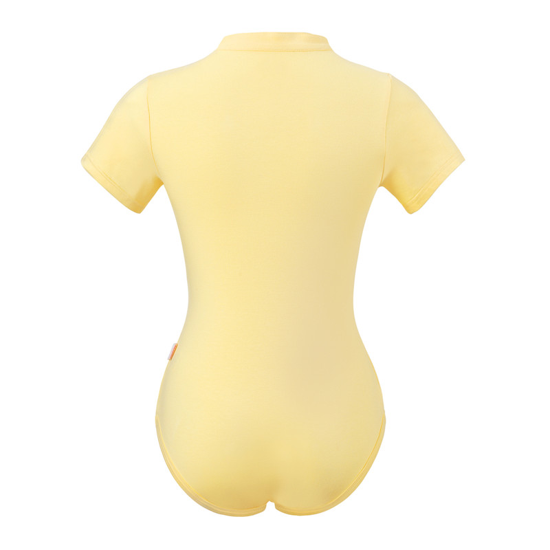 Adult Collared Onesie Yellow