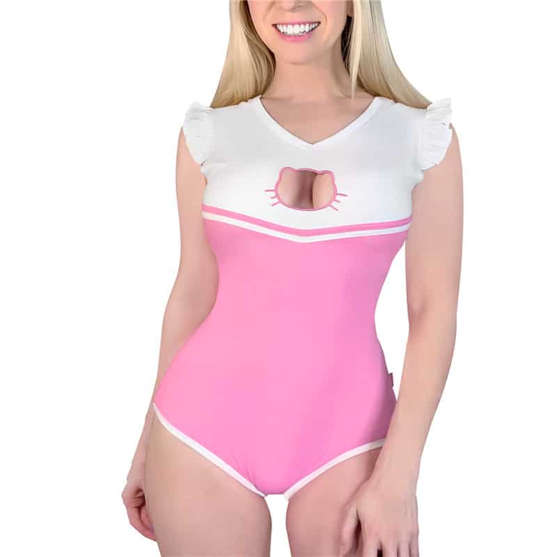 Cosplay Girl Hello Cat Skirt Set