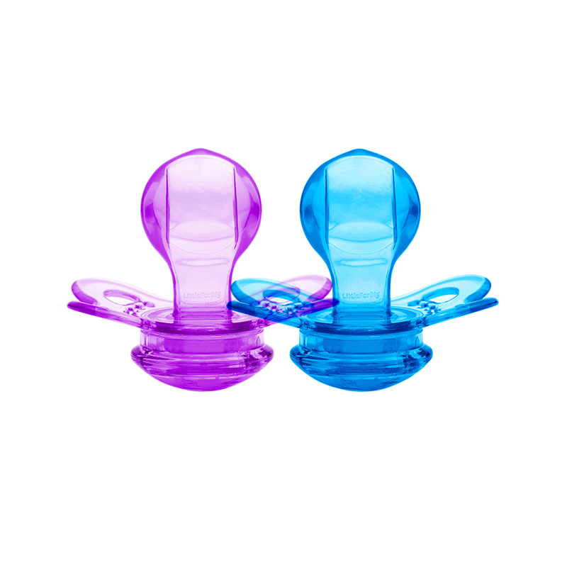 Gen-3 Adult Sized Candy Gloss Pacifiers – Blue & Purple set