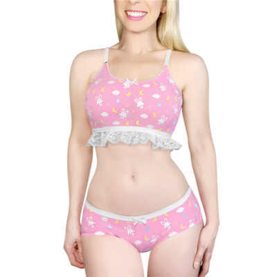 New Snuggle Bunny Lingerie Set Pink