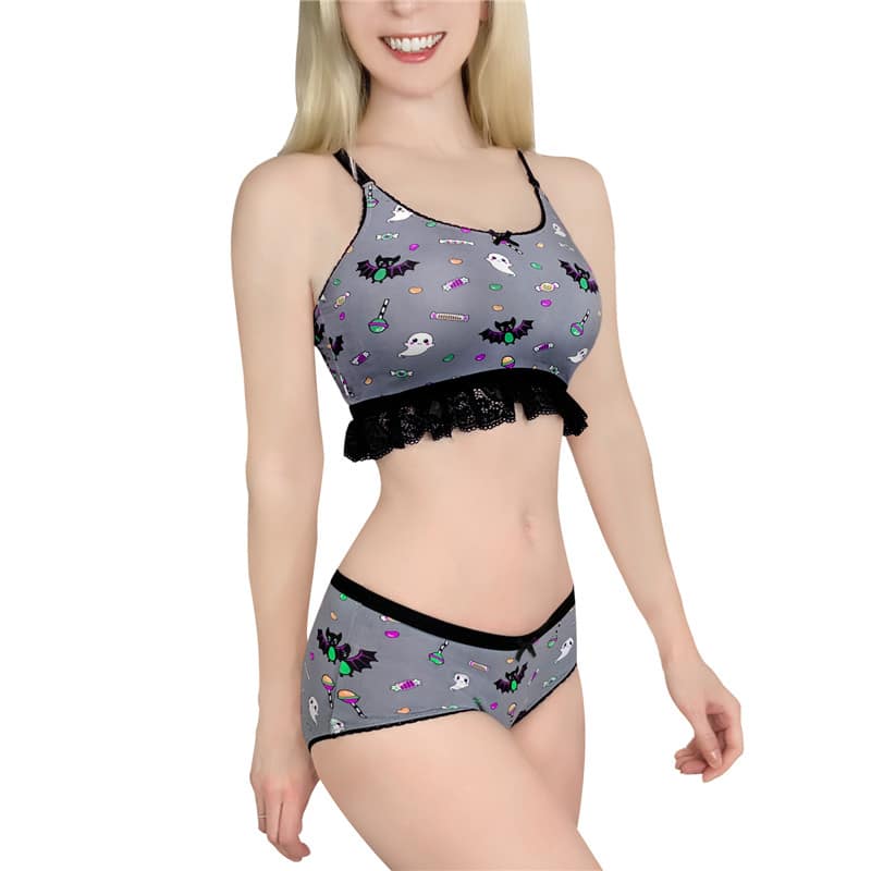Sugar Bat Bralette Set
