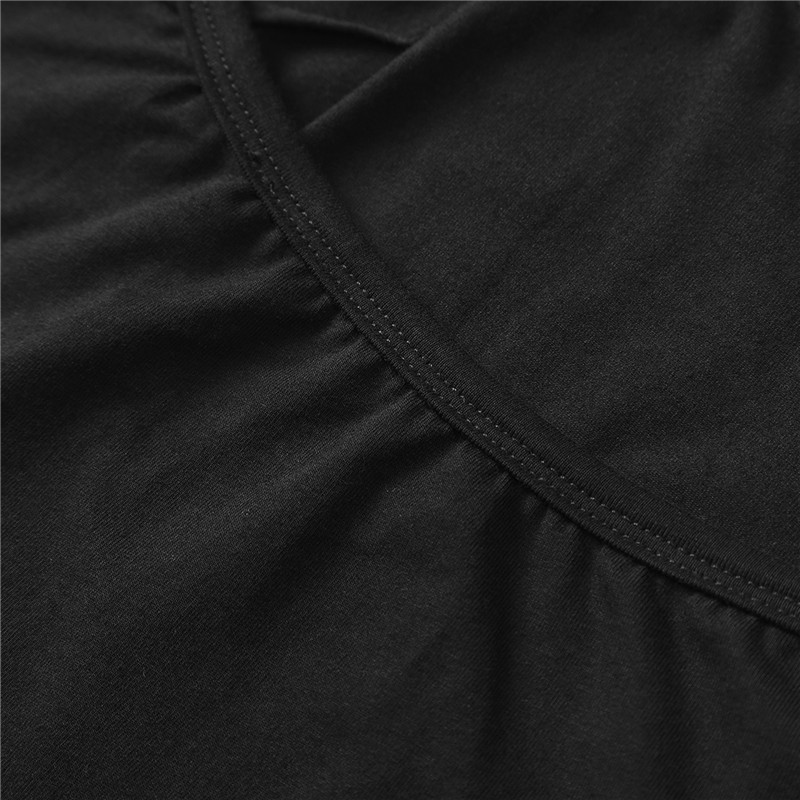 Heartbreaker collared Onesie Thong Black