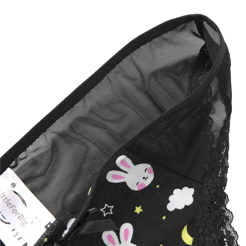 Bedtime Bunny Black Lingerie