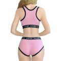 Playgirl Bralette Set Pink