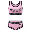 Playgirl Bralette Set Pink