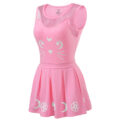 Luna Onesie Pink Skirt Set