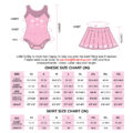 Luna Onesie Pink Skirt Set