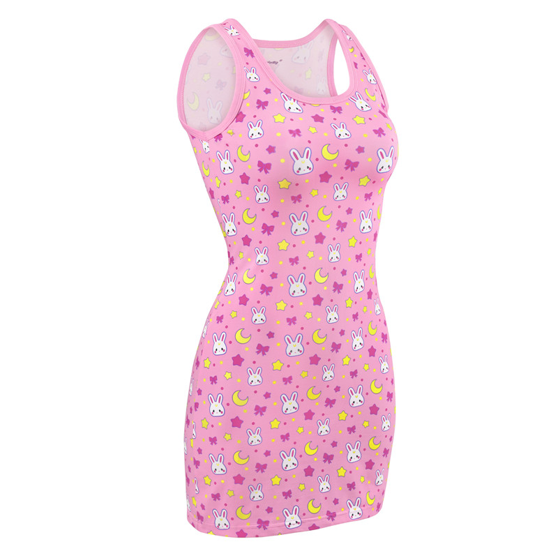 Usagi Moon Bodycon Dress