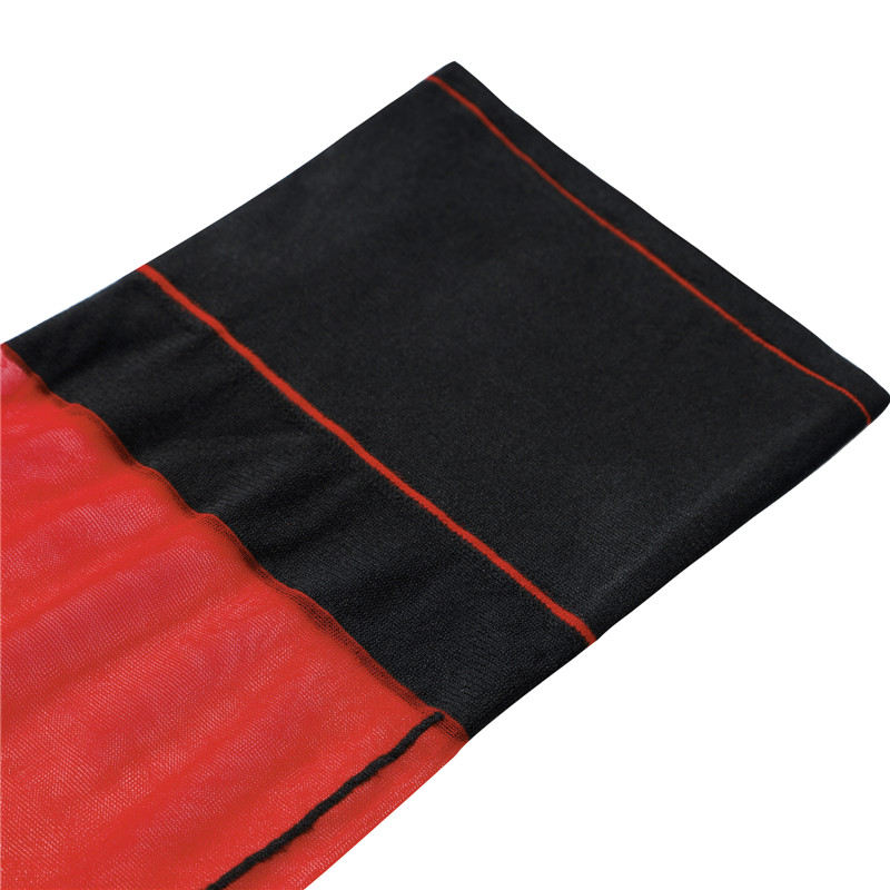 Vintage Backseam Thigh High Sheer Silk Stockings with Black Cuffs